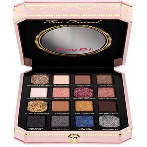 NEW too faced pretty rich eye shadow palette